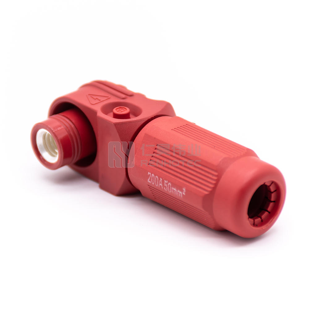 8.0mm Power Entry Connector 200A Cable Plug Right Angled 50mm² ...