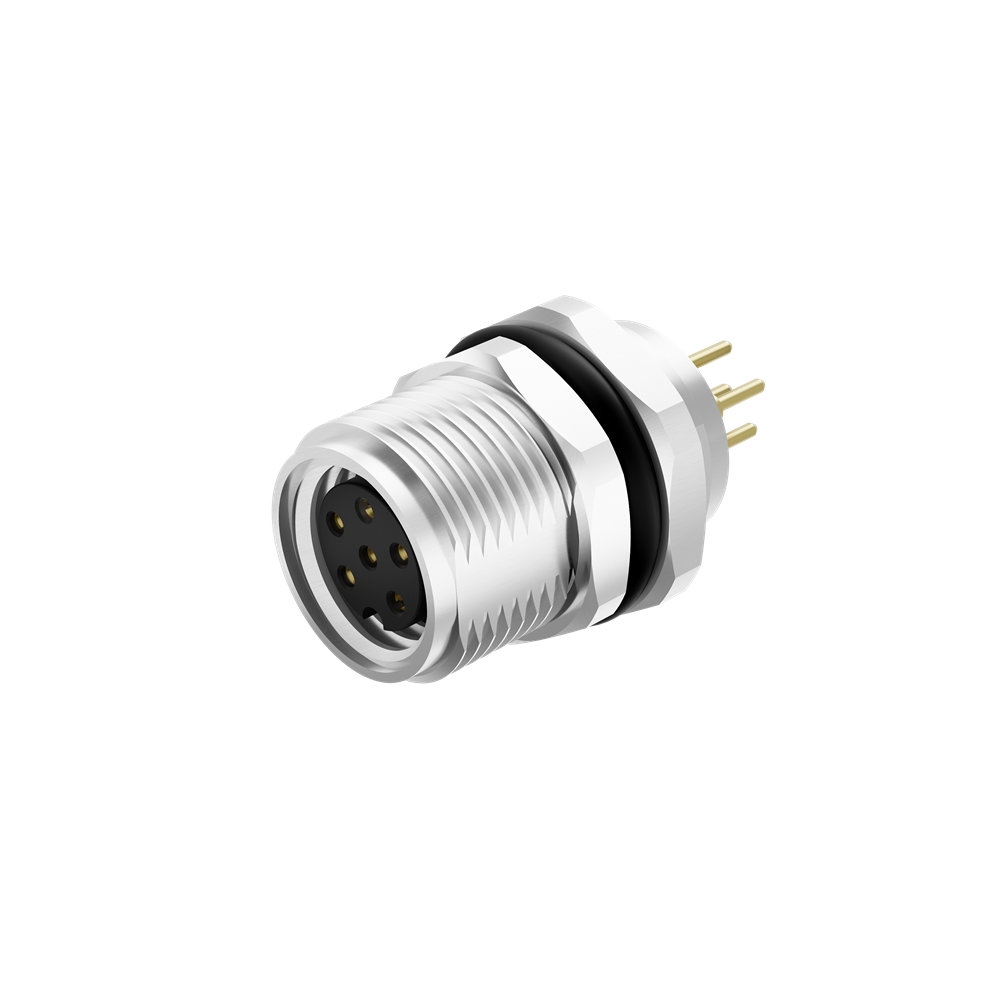 M8 Panel Mount Receptacle from Renhotec