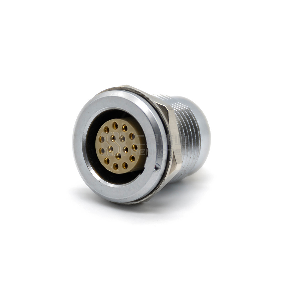 B Series Push Pull Self-locking Connector Socket Female Straight EGG 2B ...