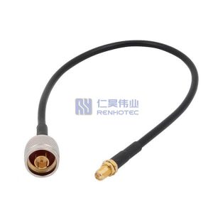 SMA Jack to N Plug RF Cable Assemblies RG58 Cable 50ohm