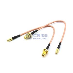 SMA Jack to MCX Plug RF Cable Assemblies RG316 Cable 50ohm