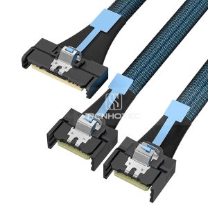 MCIO x8 cable with 2 MCIO x4 branches