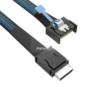 MCIO x4 cable with a OCuLink SFF-8611 end