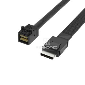 OCuLink SFF-8611 4i cable with a Mini-SAS HD SFF-8643 end