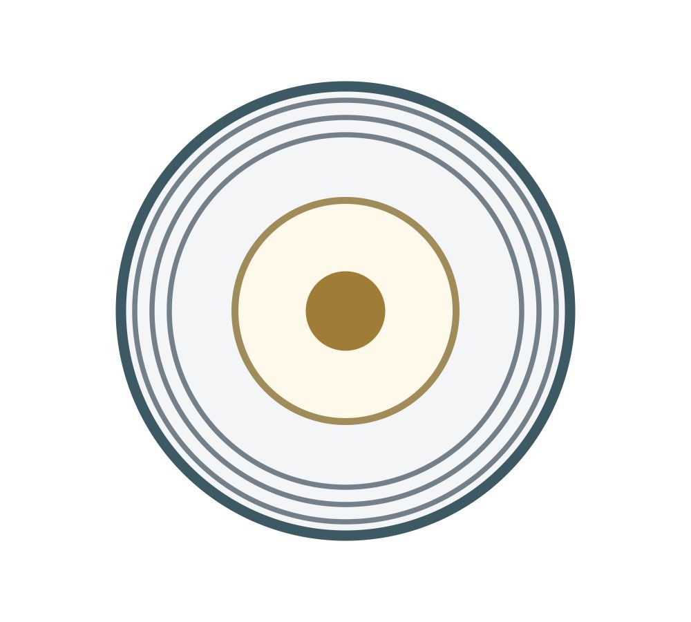 SMA plug, internal mating threads and center pin
